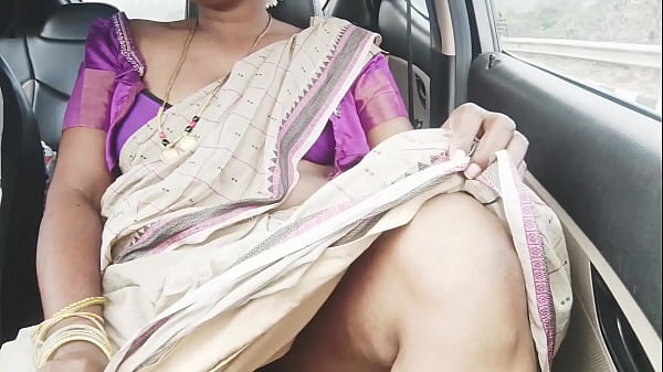Image Saree big boobs Indian aunty with son in law long drive for fucking. Telugu dirty talks.