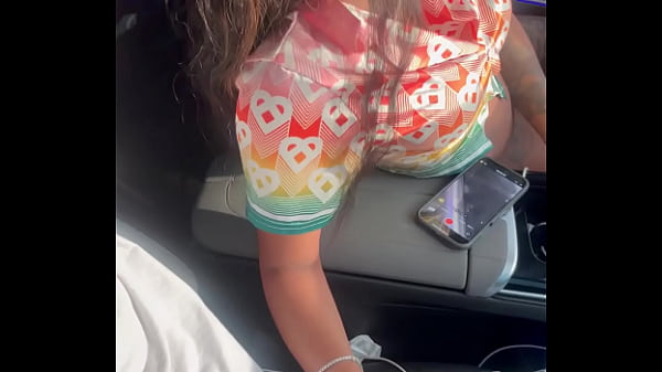 Image Playing with dick in the car