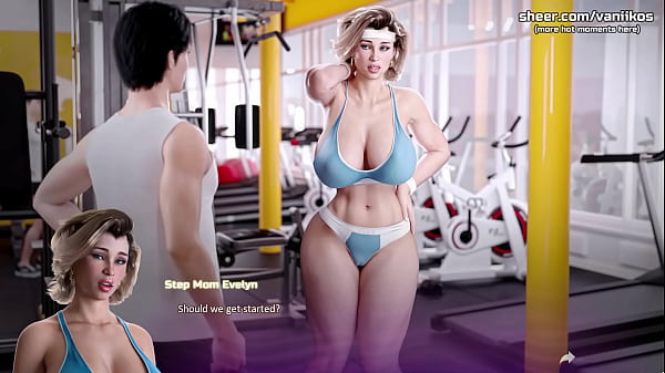Image Apocalust [v0.09] | Big Ass Blonde MILF Step Mom Has Threesome With 18yo Step Son And Her Big Tits Redhead MILF Friend In A Public Gym | Taboo Hentai Game | Part #18