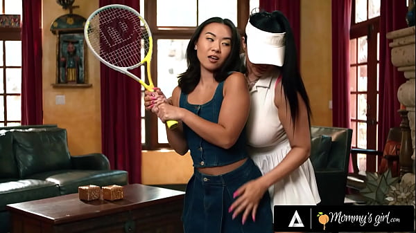 Image MOMMY'S GIRL - Mischievous Kimmy Kimm Learns Tennis To Spend Time With Crush Stepmom Romi Rain