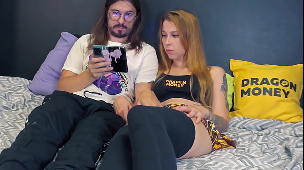Image Watching Porn with Stepsister turned into mutual jerking off and hot sex