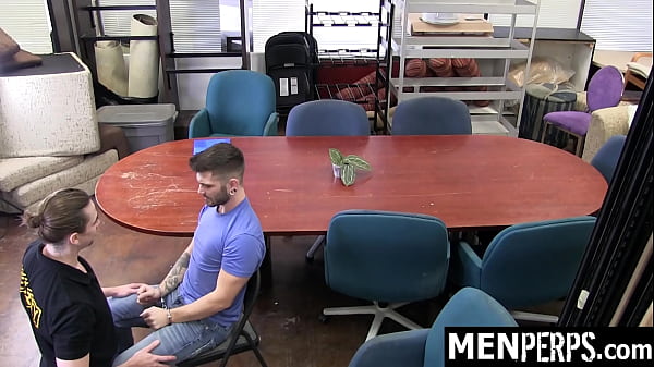 Image Security Officer Gives Young Perp a Choice: Become His Sexual Slave or Go to Jail - Menperps