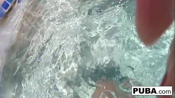 Image Underwater pool masturbation session with Samantha Rone
