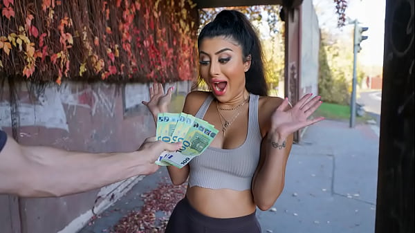 Image Exotic-Looking British Babe Takes a Wild Ride for Cash