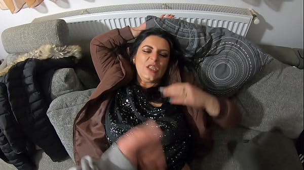 Image MilfyCalla- A hot pantyhose cheating-wife play with a cock and have cumshots on her downjackets 225- preview