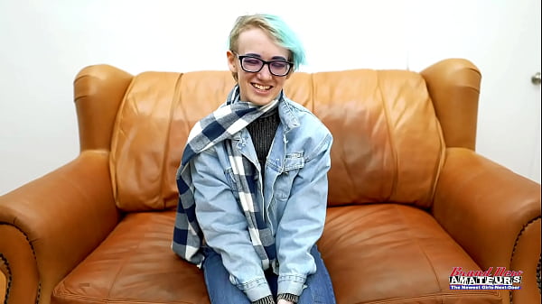 Image Skinny Blue Haired Raven Finger Fucks Her Pussy And Enjoys Sucking A Cock!