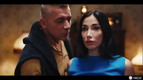 Image French Brunette with Fake Enhanced Huge Boobs Gets Her Nipples Sucked while Frozen in Time