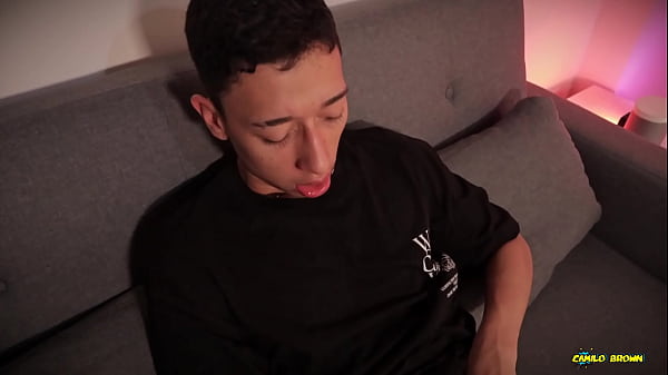 Image Hot Uncut Twink Jacobo Torres Jerking Inside a Condom Breaking It with His Big Cock and Shooting His Massive Cum Load