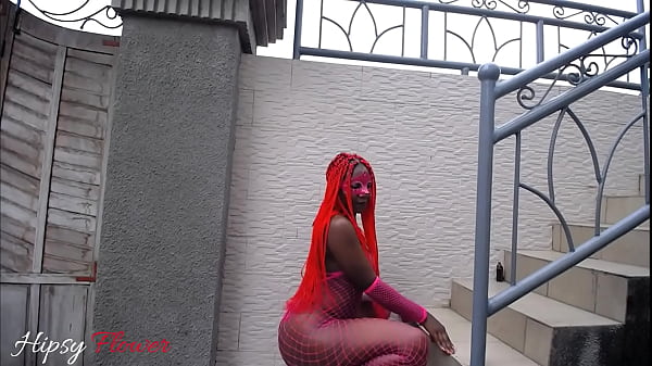 Image Ass licking lead to dick riding on an outdoor stair