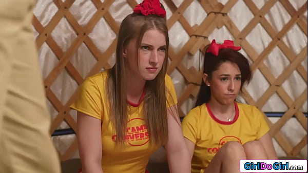Image Big tits teen send to a ruthless lesbian conversion bootcamp