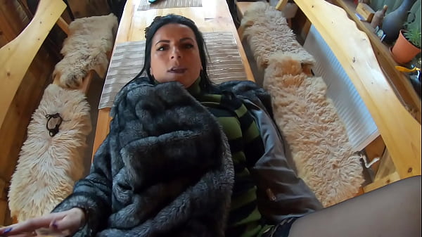 Image Elegant Fur-Coated Slut Fucked on a Wooden Table and Covered in Cum Twice 240- preview