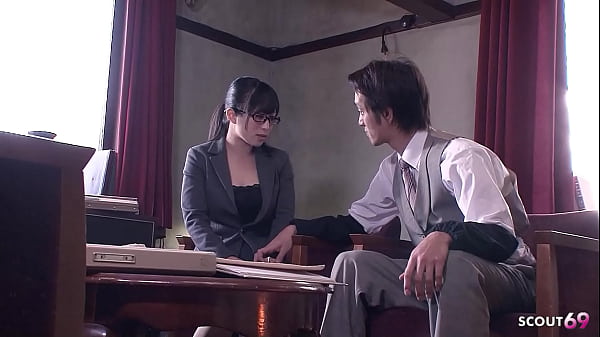 Image Co Worker seduce Japanese Office Girl with Hairy Pussy to After Work Creampie Fuck at Full Uncensored JAV Porn in Japan