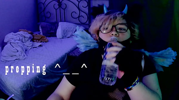 Image poor trans boy tuckers himself out after discreetly squirting