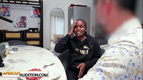 Image Fake casting with black teen with big ass Rishala Flames before rough sex