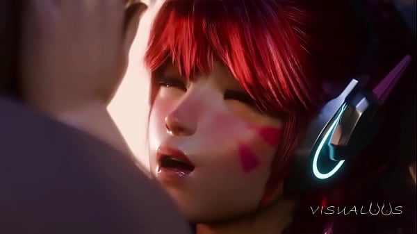 Image Cute y Hot D.va Sexo Rom&aacute_ntico En El Ba&ntilde_o | Dibujos Animados Hentai 3D