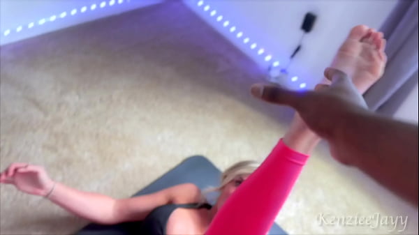 Image I Asked My BBC Roommate To Help Me Stretch And He Stretched Out My Pussy Instead!! - BBC Creampie