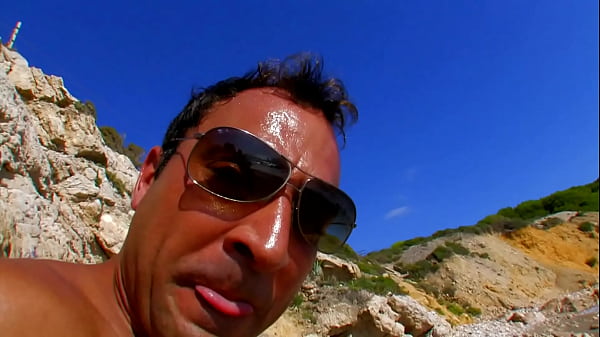 Image French mom with a thick ass Rose Kisu fucked on the beach