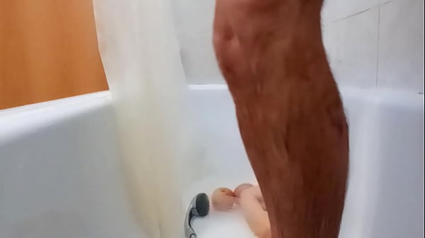 Image Fucking myself with a dildo in the bathtub