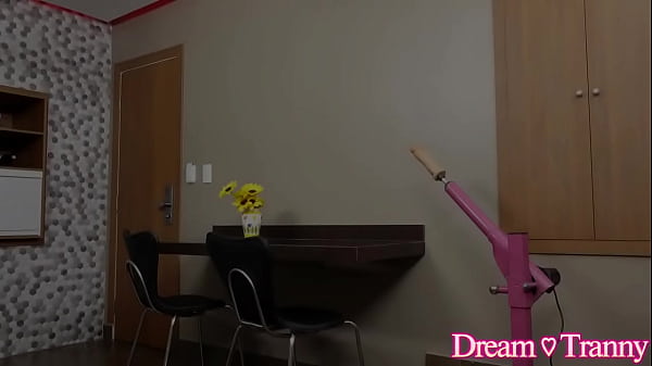 Image Trans Babe Sabrina Petruthelly Has Her Ass Drilled by The Machine