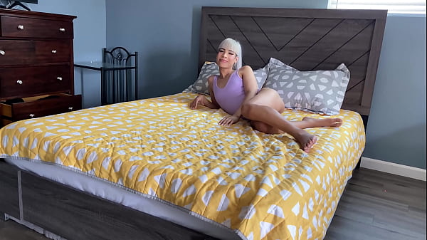 Image Petite Blonde Latina Trans Girl Itzel Saenz Takes Cock & Cums From Head