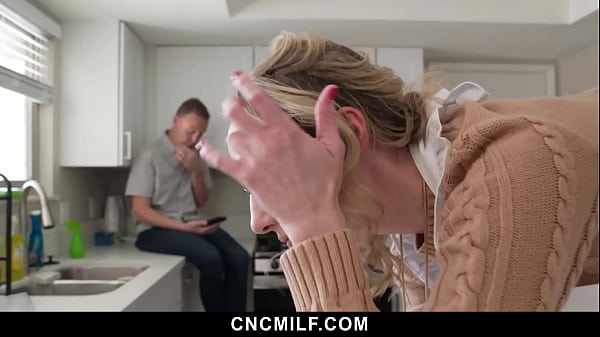 Image Stepmom Walks in on Stepson's Pie-Fucking, Offers Her Pussy - Cncmilf