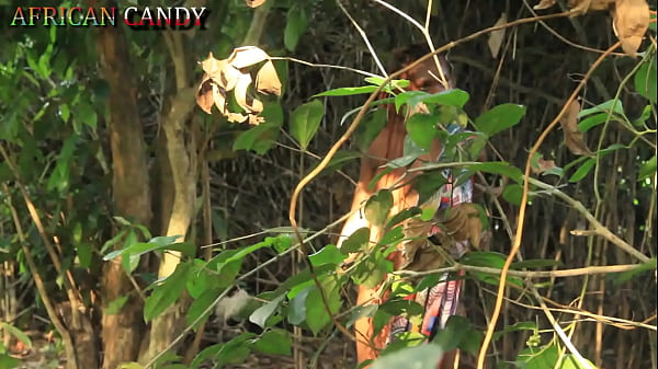 Image A Very Dark Man With Black Dick Pussy fucking ebony Natural Big tit influencer in the bush somewhere in Africa