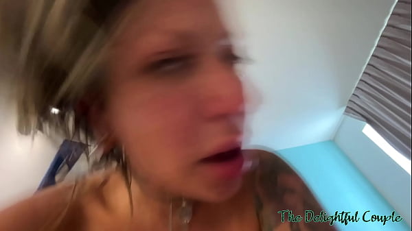 Image Peeing inside her pussy and in her mouth after hard anal sex, facial and creampie