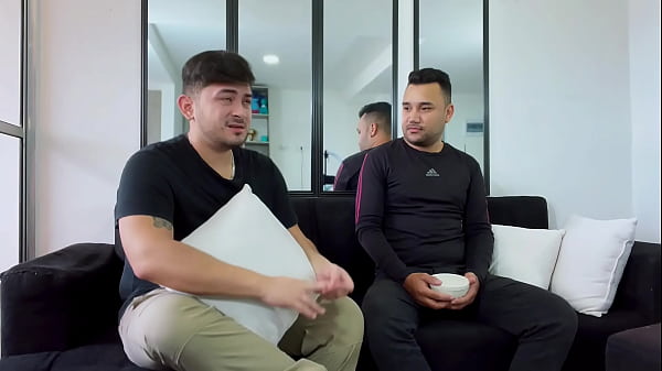 Image My neighbor came to ask me for sugar... and ended up with his cock inside me while he moaned in my ear that he always wanted to fuck me like that &ndash_ dirty and real gay sex in my kitchen&rdquo_