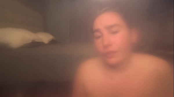 Image Girl sharing my cock with her faggot roommate to cum on his pathetic face