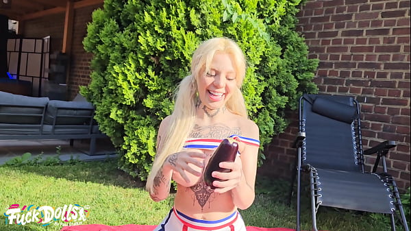 Image Summer Anal Vibes, Kyra Sex MILK OVERFLOW & Vegetables Ass insertions, Gape, Butt Rose licking, Sloppy Deepthroat, Spew on cock