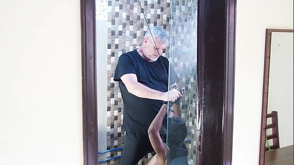 Image Steamy shower sex, Ebony milf tied and used for my pleasure in the shower