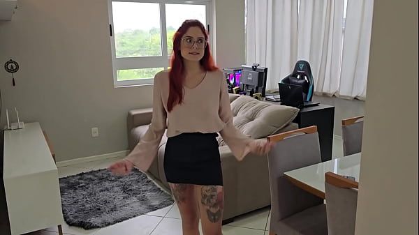 Image step-Sister decided to surprise her bf, but stpbro fucked her ass first