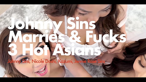 Image Johnny Sins Fucks 3 Hot Asians at the SAME TIME! Nicole Doshi Kazumi Jennie Rose
