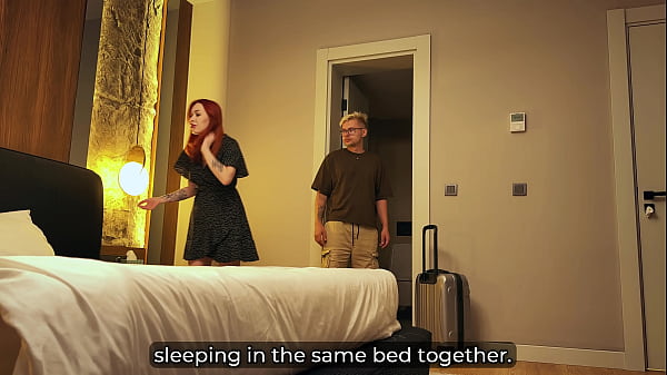 Image Step Mom Shares Bed with Step Son in Hotel&mdash_Naughty Night Unfolds!