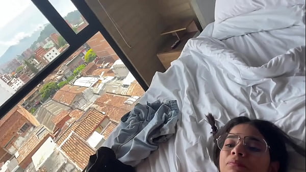 Image ROUGH CASTING RIDE - Petite Busty Colombian Latina Milf Brunette With Big Tits Does Blowjob Deepthroat Doggy Style And Cowgirl