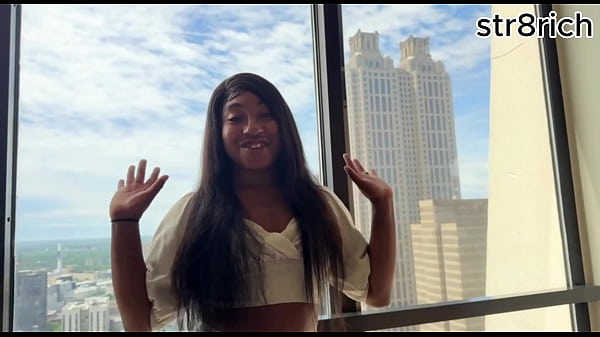 Image STEP BRO PULL MY GLASS BUTT PLUG OUT AND FUCK MY EBONY TEEN ASS