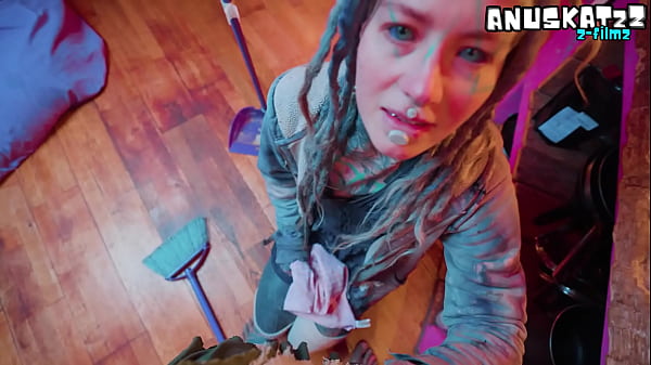 Image Maid gets anal fucked right in the kitchen