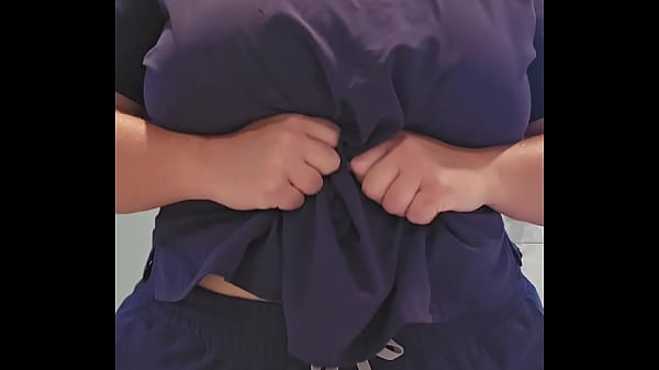 Image Screamscene - playing with my huge natural tits