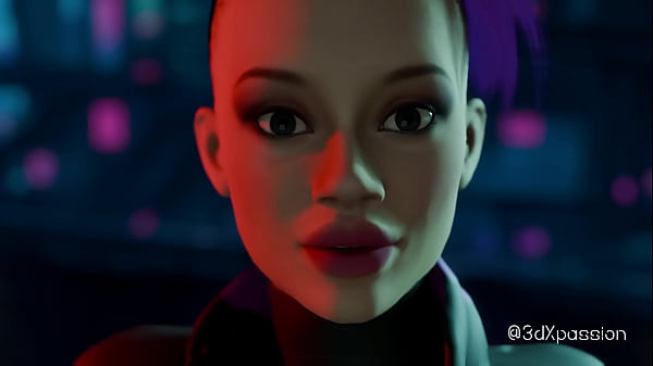 Image Neon Heat. Passionate sex with busty hot street girl in the neon room