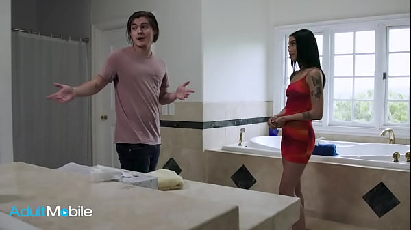 Image ADULTMOBILE - Hot Stepsis Gets Extra Nasty As She Sucks And Rides Her Stepbrother's Cock