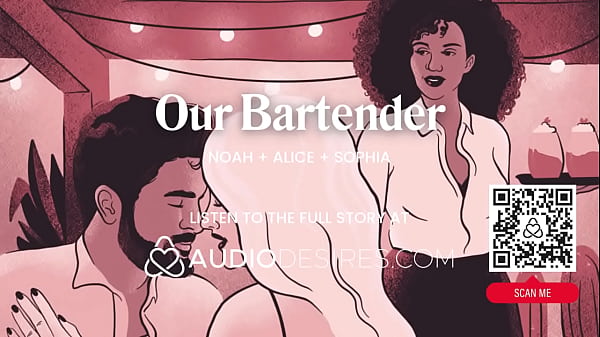 Image ASMR Audio Porn: FFM Hotel Threesome with Bartender - Pussy Worship and Rough Sex &ndash_ Erotic Audio for Women