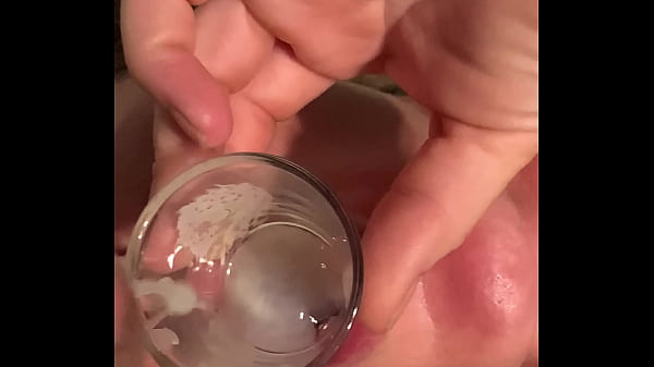 Image Sperm Collecting , swallow cum load from shotglass gagging