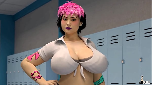 Image Big tit Emo girl plays with a fat cock after class