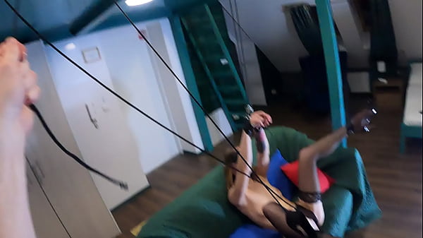 Image Super hot babe tied up and played like a doll