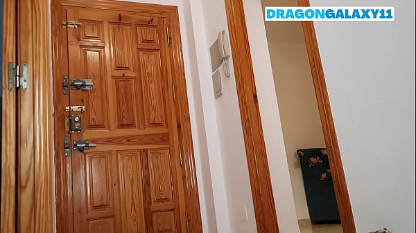 Image I put on my mask to film myself fucking the handsome delivery guy.