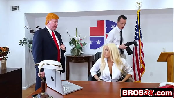 Image Blonde Latina Takes a Hard Anal Pounding on the Presidential Desk