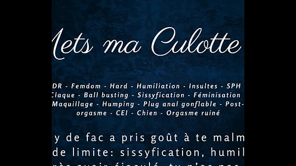 Image Met ma Culotte 2 - French hardcore audio femdom JOI CEI