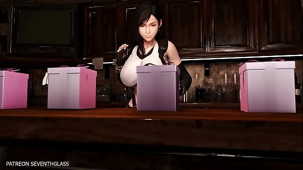 Image Seventhglass - Tifa & Cloud play a gift box game