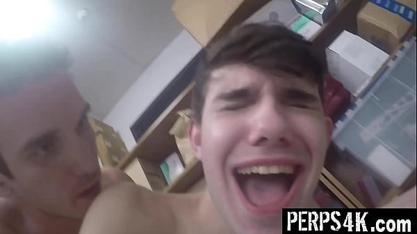 Image 19-year-old shoplifter gets caught and punished by a hardcore Loss Prevention Officer - Perps4k