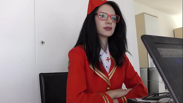 Image Air Hostess Delia Pence Creampied